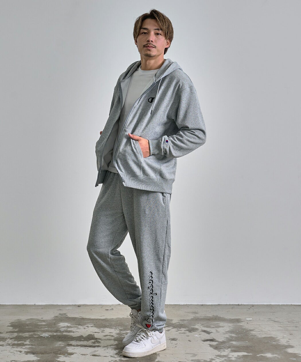 Champion【チャンピオン】TECH WEAVE TERRY ZIP HOODED SWEATSHIRT/全2