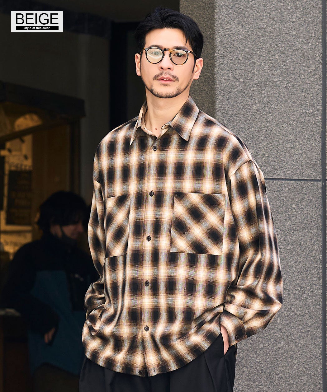 CavariA【キャバリア】チェックスピンドル長袖シャツ/全3色 | SILVER