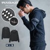 1PIU1UGUALE3 RELAX【ウノピゥウノウグァーレトレ リラックス】RHINESTONE BIKER HOODIE