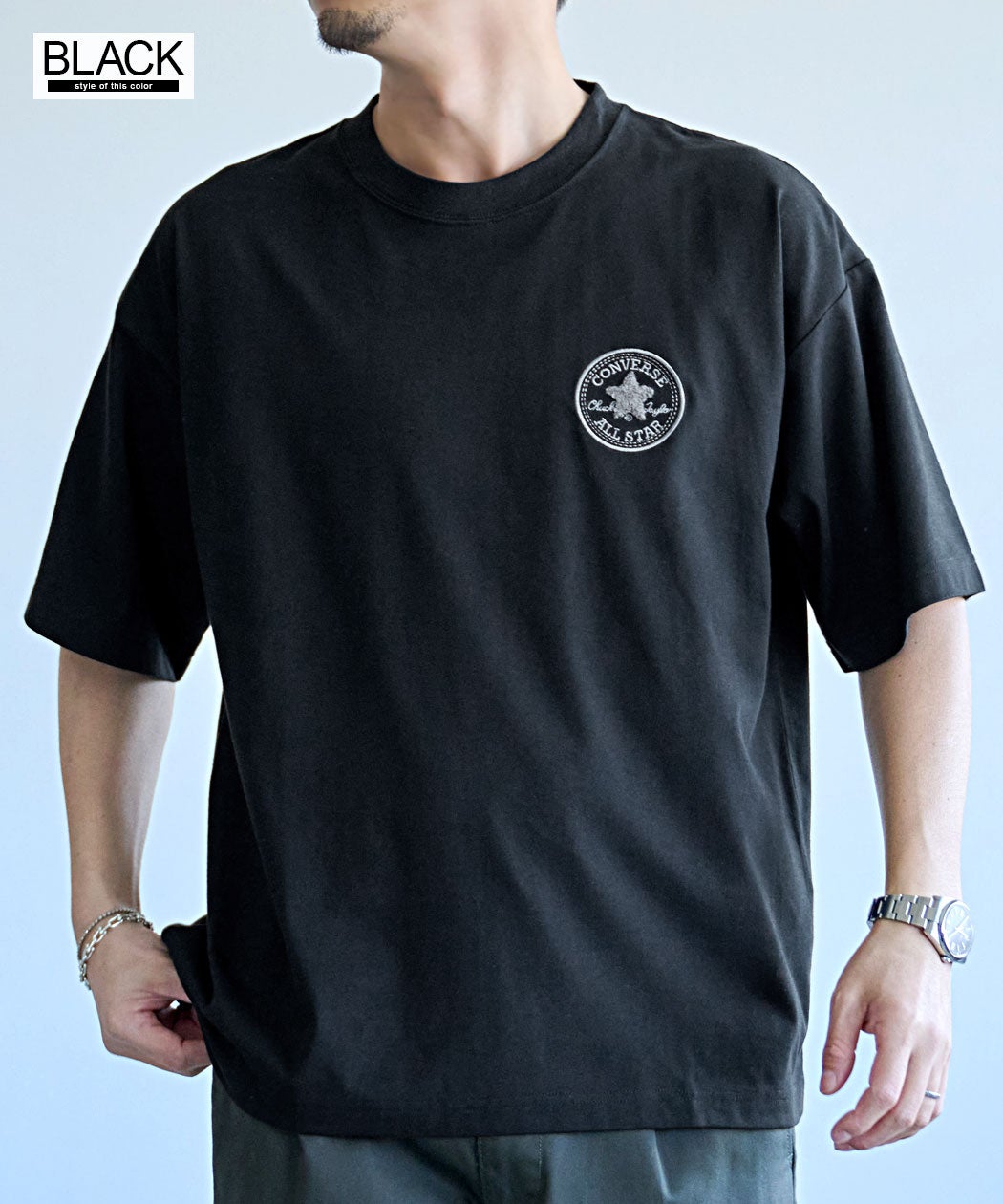 CONVERSE【コンバース】COOLMAXさがら刺繍TEE/全3色 | SILVER BULLET