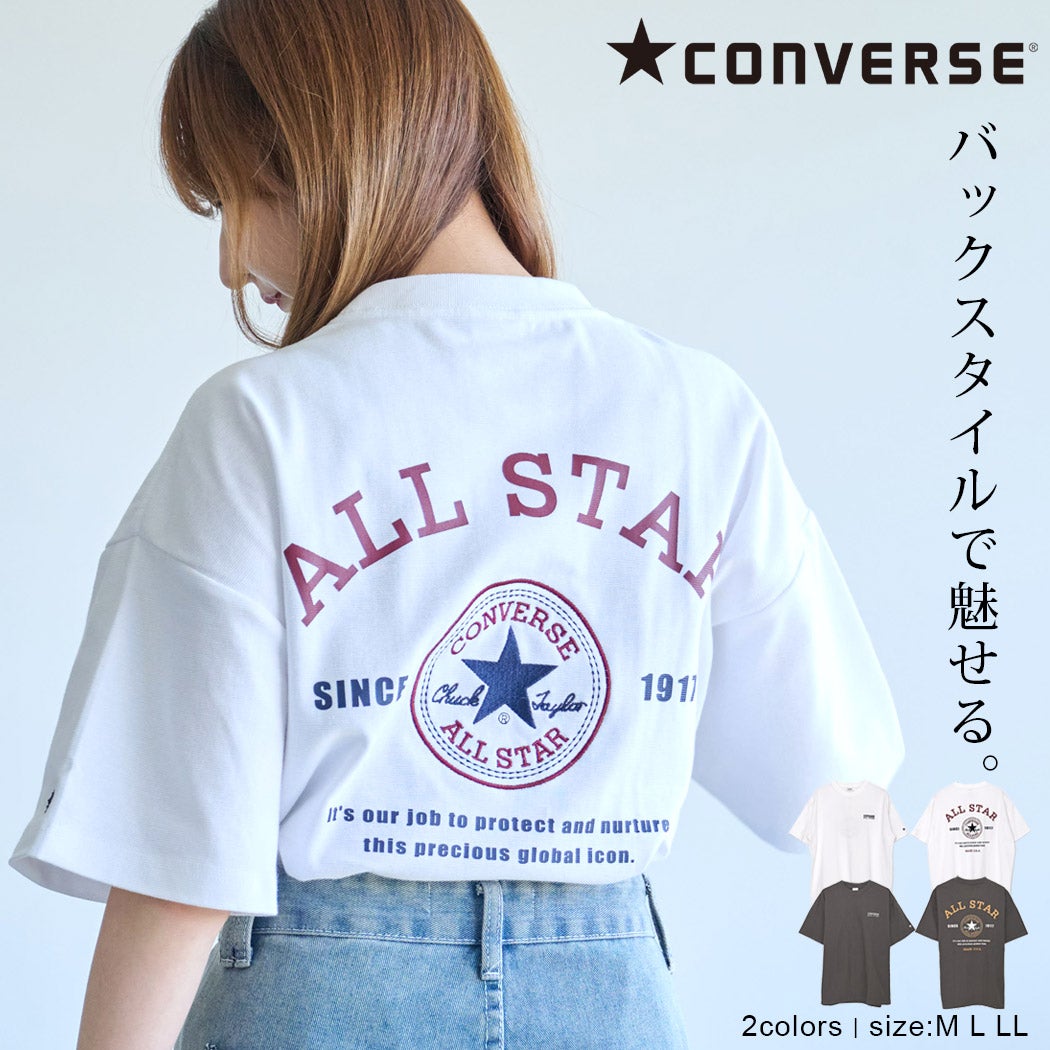 CONVERSE【コンバース】クルーネック フライスバックグラフィックSS半袖Tシャツ/全2色