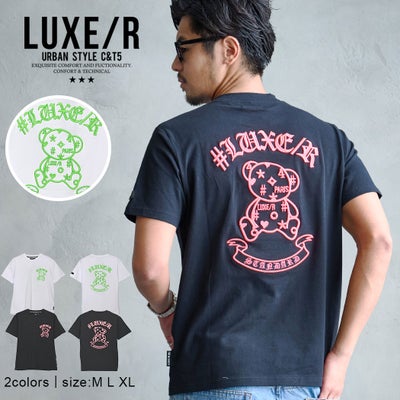 LUXE/R【ラグジュ】ココード刺繍ベア半袖Tシャツ/全2色