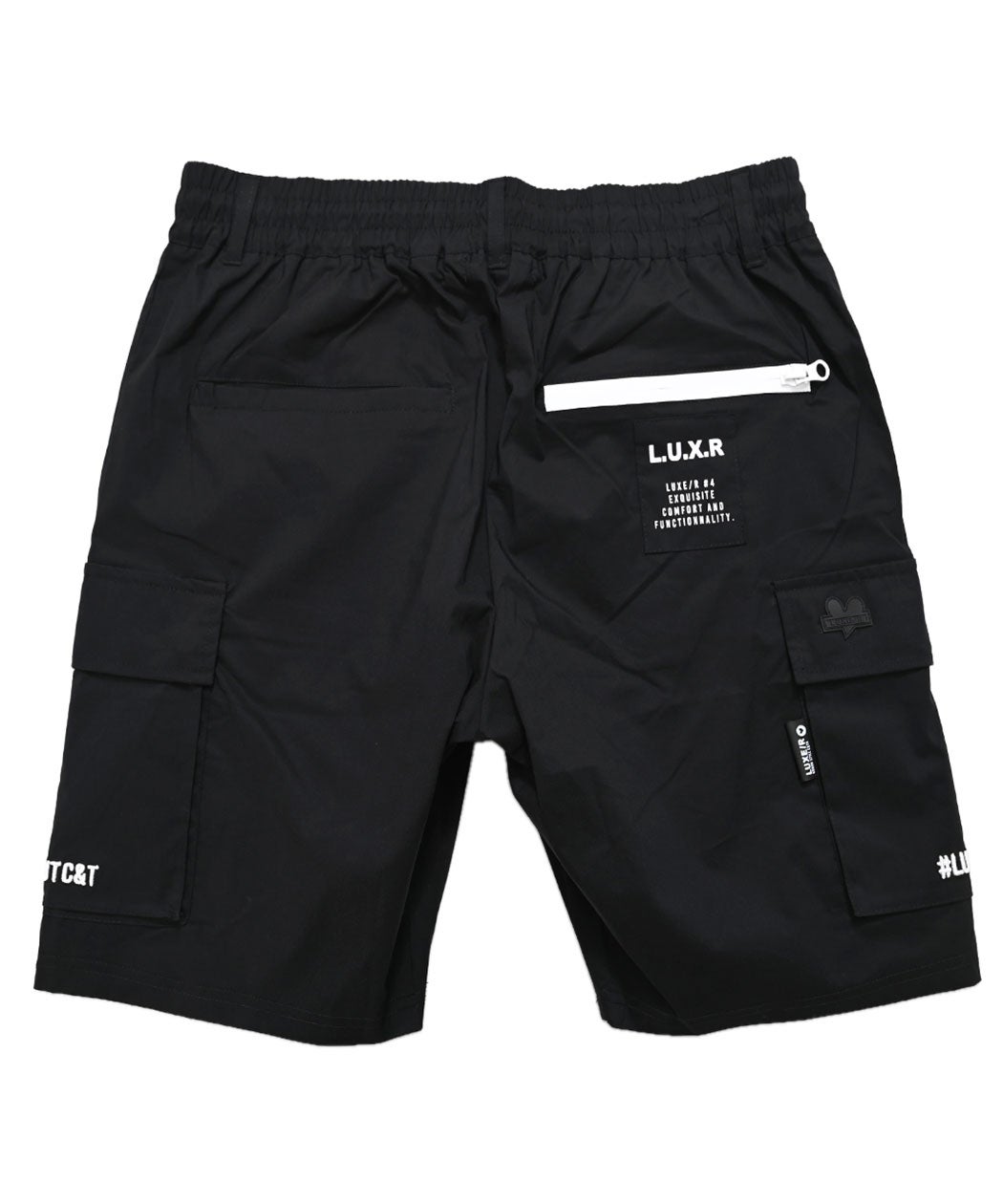 LUXE/R【ラグジュ】ナイロンストレッチ布帛カーゴショーツ/全4色ハーフ