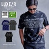 LUXE/R【ラグジュ】ペイズリーモックネック半袖Tシャツ/全3色