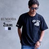 RUMSODA【ラムソーダ】RS天竺ワッペン刺セミBIGクルーTシャツ/全2色