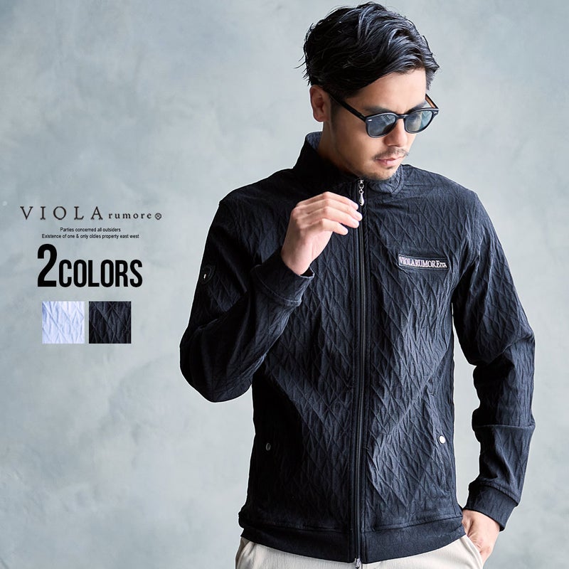 VIOLA【ヴィオラ】総柄JQフルジップジャケット/全2色