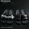 1PIU1UGUALE3 RELAX【ウノピゥウノウグァーレトレ リラックス】BLACK SANDALS