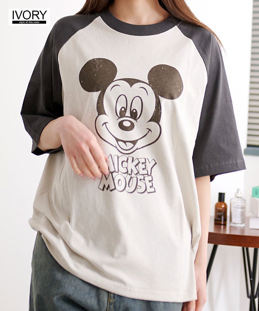 DISNEY【ディズニー】ラグラン半袖Tシャツ/全1色 | SILVER BULLET