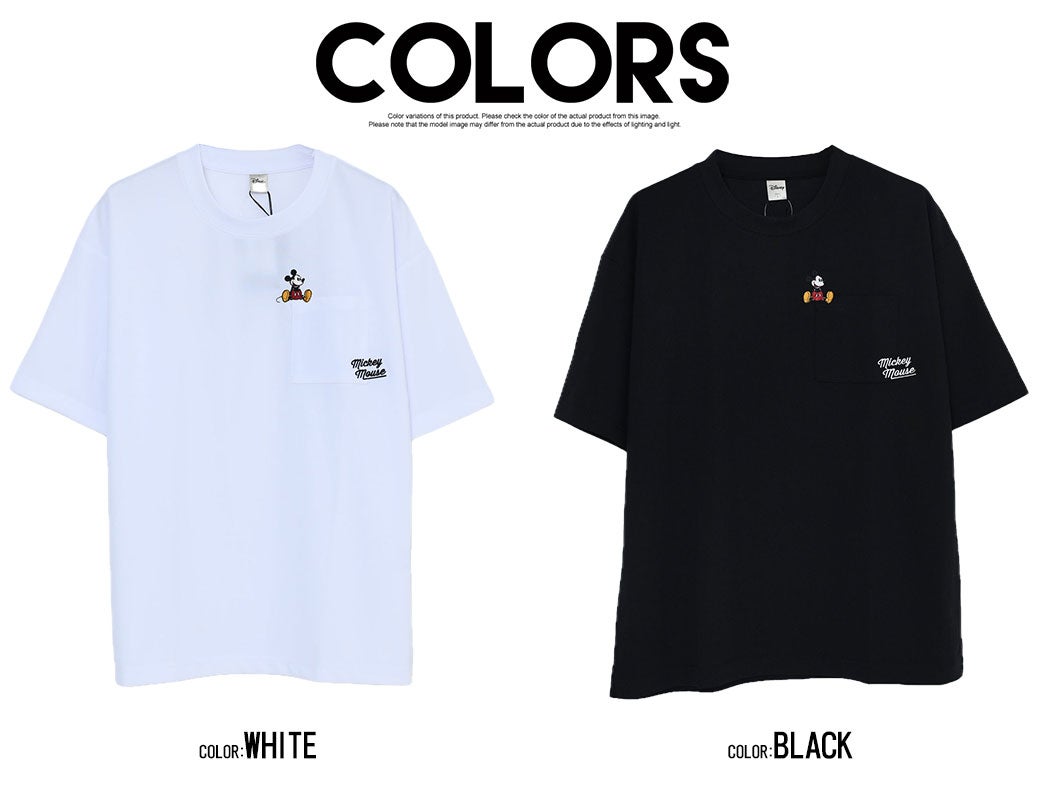 DISNEY【ディズニー】MICアムンゼンポケット半袖Tシャツ/全2色