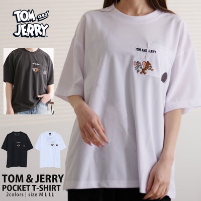 TOM&JERRY【トムとジェリー】アムンゼンポケット半袖Tシャツ