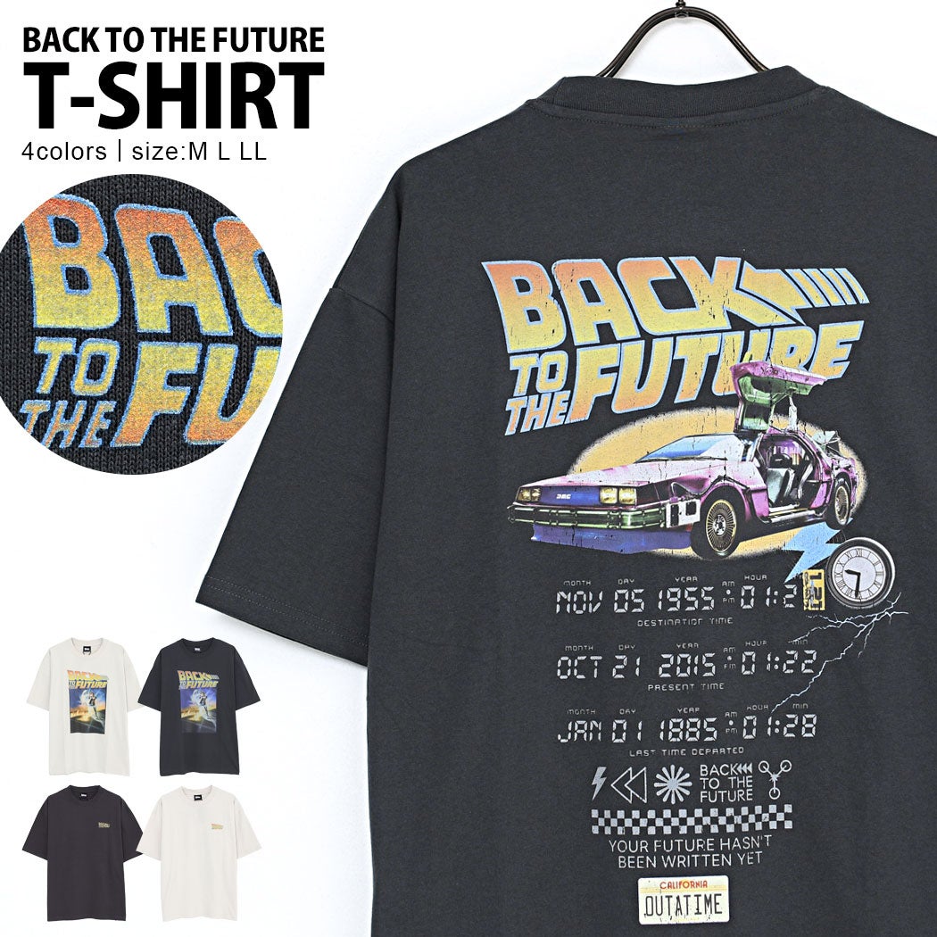  SB Select【シルバーバレットセレクト】BACK TO THE FUTURE マーティ/デロリアン半袖Tシャツ