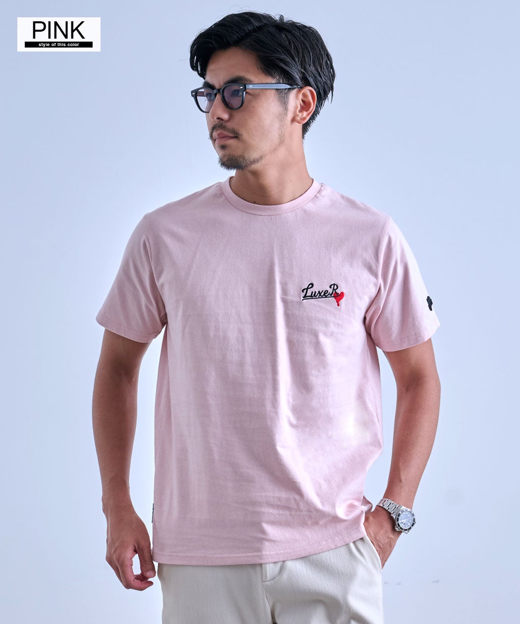 LUXE/R【ラグジュ】ドロップサガラハート半袖Tシャツ/全3色 | SILVER