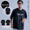 ARULE【アルール】汚し箔ロゴプリント半袖Tシャツ