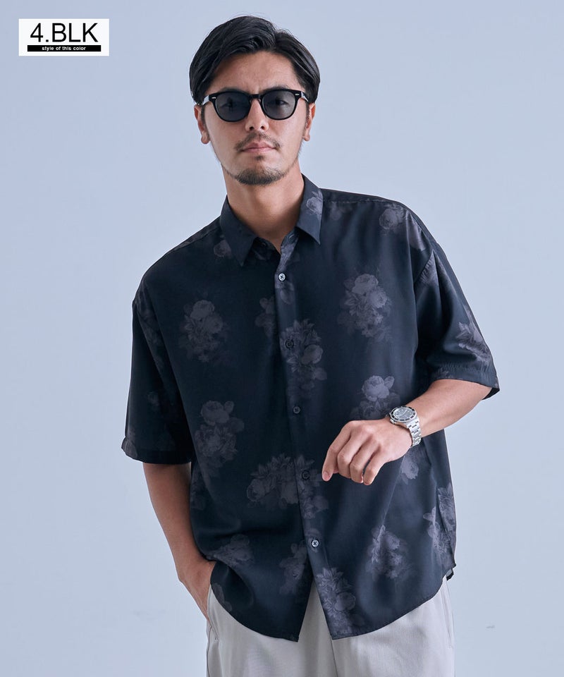 SB Select【シルバーバレットセレクト】接触冷感とろみ半袖シャツ/全3