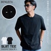 BENUSTA【ベヌスタ】デザインスリット半袖Tシャツ