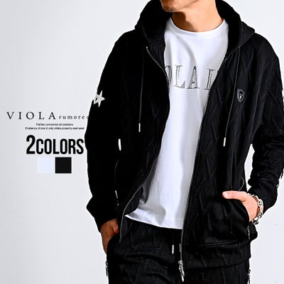 VIOLA【ヴィオラ】カットJQフルZIP長袖パーカー