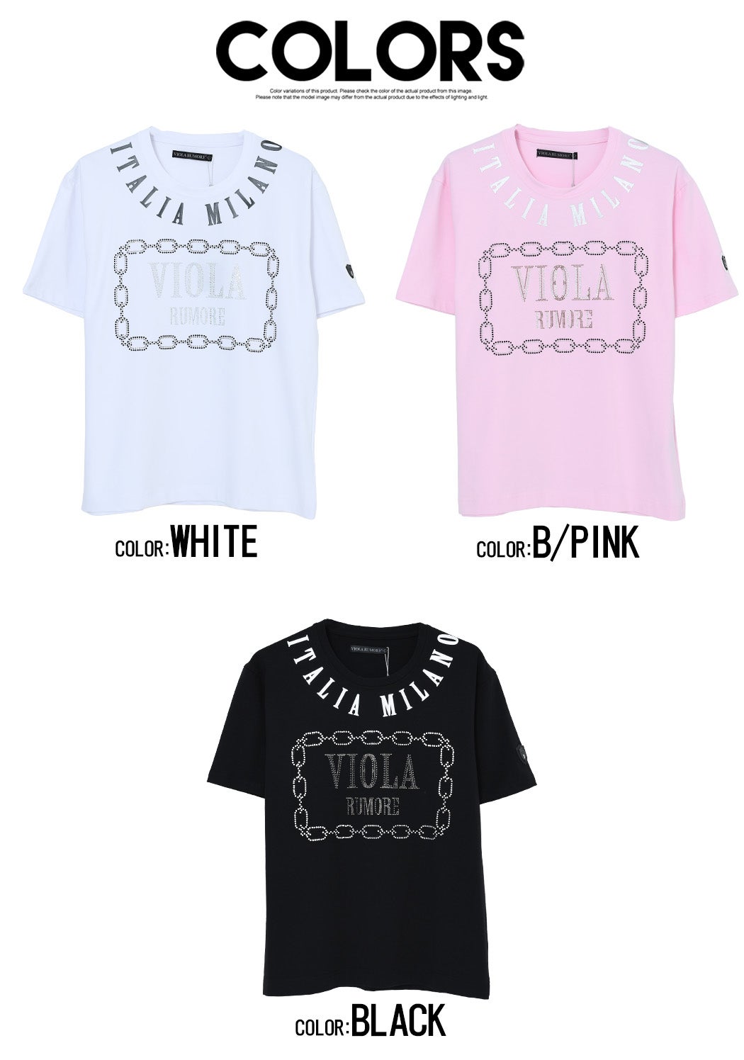 VIOLA【ヴィオラ】PRINT CN-T半袖Tシャツ/全3色 | SILVER BULLET