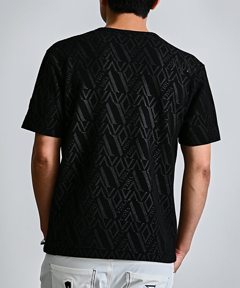 VIOLA【ヴィオラ】JQPRINTヘンリー半袖Tシャツ/全2色 | SILVER BULLET 
