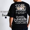 RUMSODA【ラムソーダ】RS天竺pt×ツイルアップリケ刺繍セミBIGクルー半袖Tシャツ