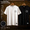CavariA【キャバリア】スパンワッフルヘンリー半袖Tシャツ
