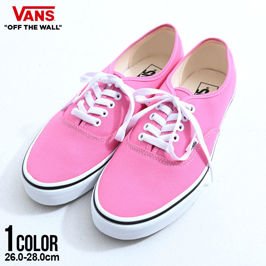 VANS【バンズ】Authentic COLOR THEORY Pink Fizz