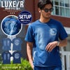 LUXE/R【ラグジュ】カットデニムチェーン刺繍クルーネック半袖Tシャツ