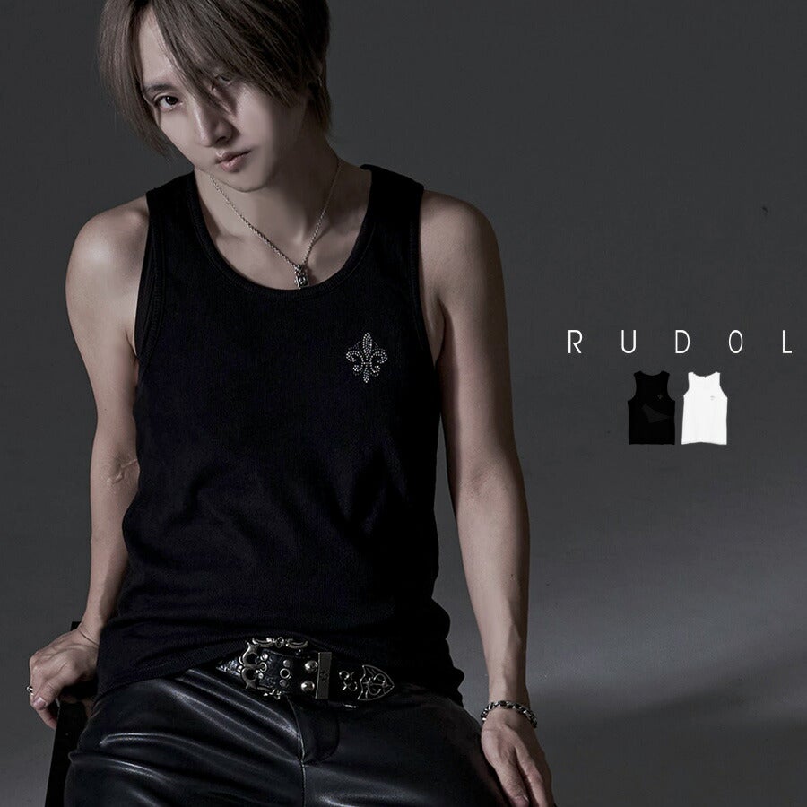 SB Select【シルバーバレットセレクト】RUDOL ラインストーンテレコタンクトップ