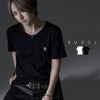 SB Select【シルバーバレットセレクト】RUDOL ワンポイント刺繍テレコVネック半袖Tシャツ