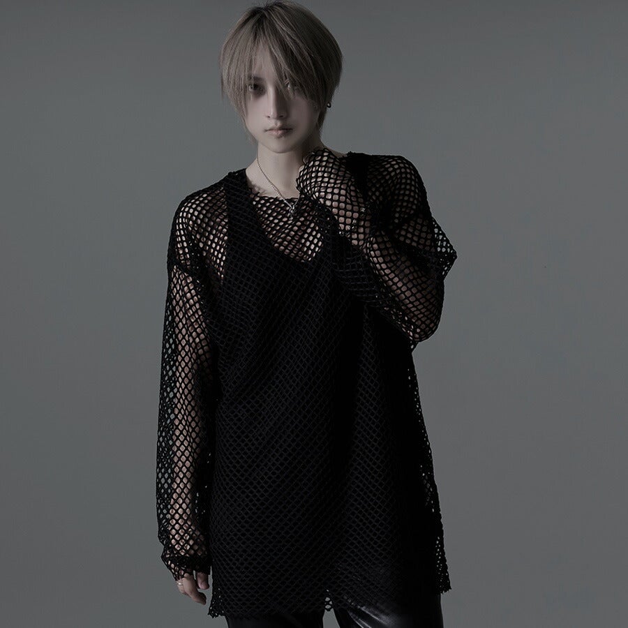 PSYCHO NATION【サイコネーション】メッシュアンサンブルTシャツ/全2色