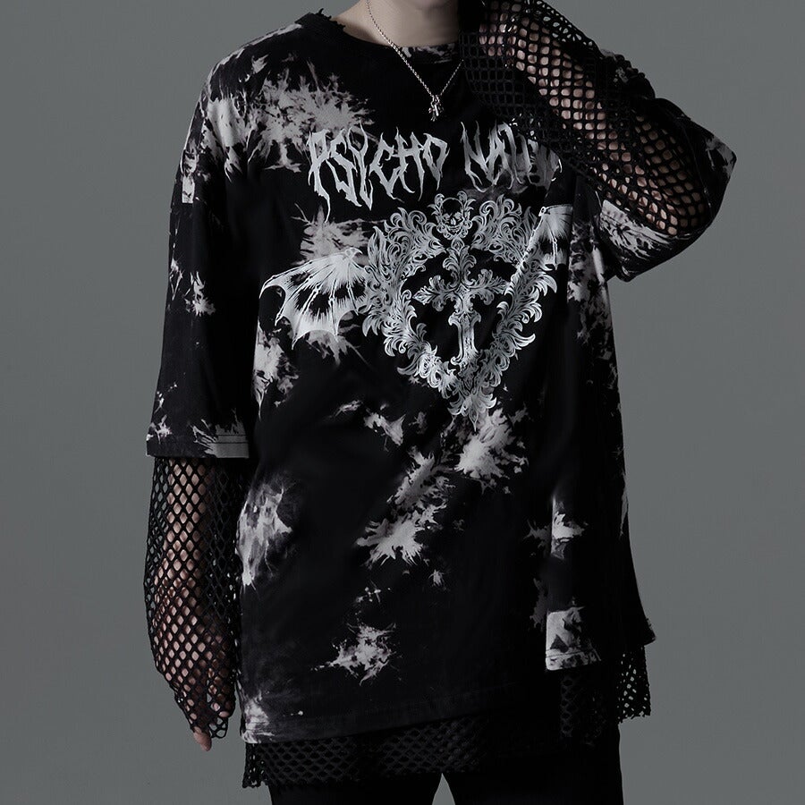 PSYCHO NATION【サイコネーション】メッシュアンサンブルTシャツ/全2色