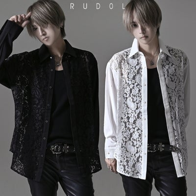 SB select【シルバーバレットセレクト】RUDOL レース配色長袖シャツ