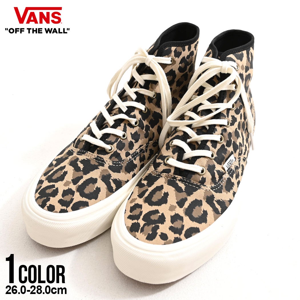 VANS【バンズ】Authentic Hi 2.0 LEOPARD Black/Incense