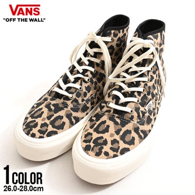 VANS【バンズ】Authentic Hi 2.0 LEOPARD Black/Incense