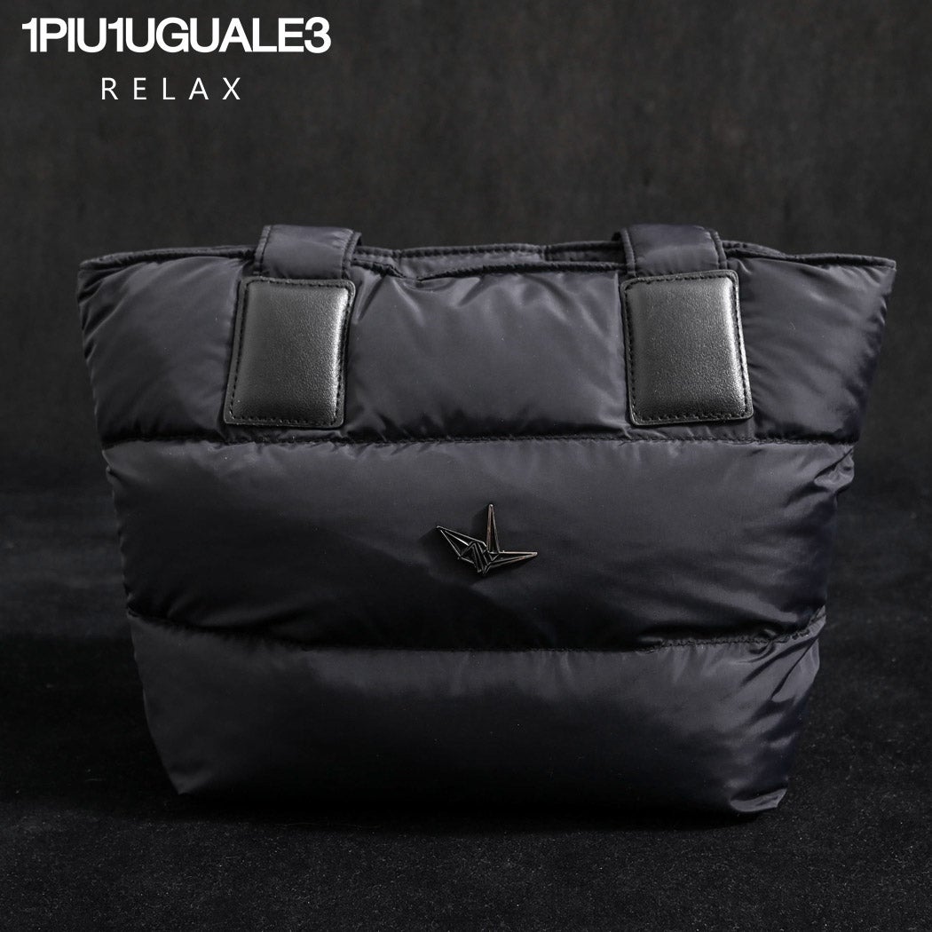 1PIU1UGUALE3 RELAX【ウノピゥウノウグァーレトレリラックス】PUFFY NYLON MINI TOTE BAGトートバッグ