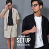 BENUSTA【ベヌスタ】セットアップ(半袖シャツ＆ショーツ)