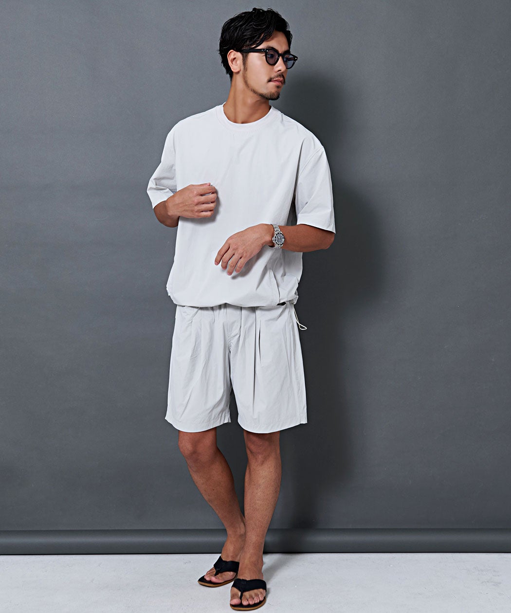 BENUSTA【ベヌスタ】セットアップ(半袖Tシャツ＆ショーツ)/2色