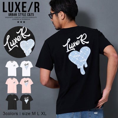 LUXE/R【ラグジュ】デニムハート半袖Tシャツ