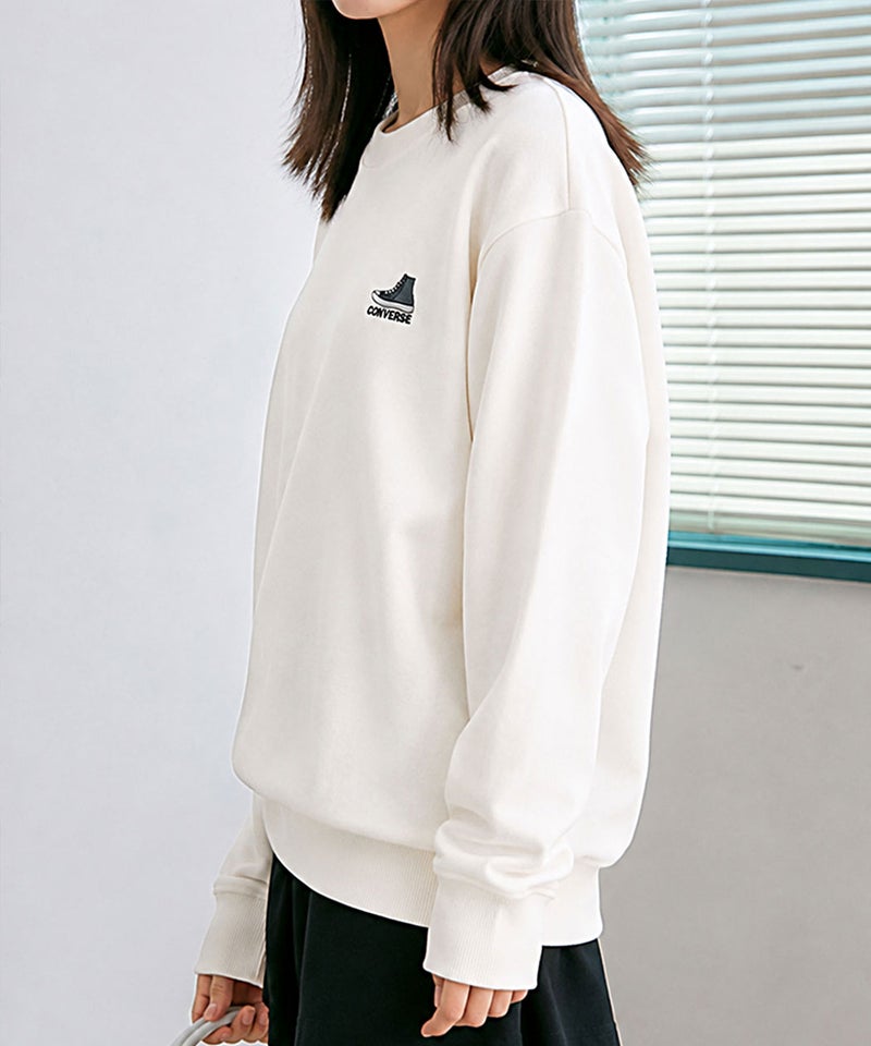CONVERSE【コンバース】裏毛シューズEMBスウェット/全6色 | SILVER 