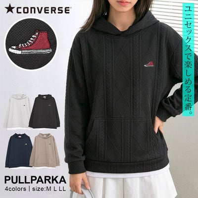 CONVERSE【コンバース】ふくれJQフェイクレイヤードプルパーカー