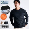 DISCUS【ディスカス】ストライプフリース裏シャギークルースウェット