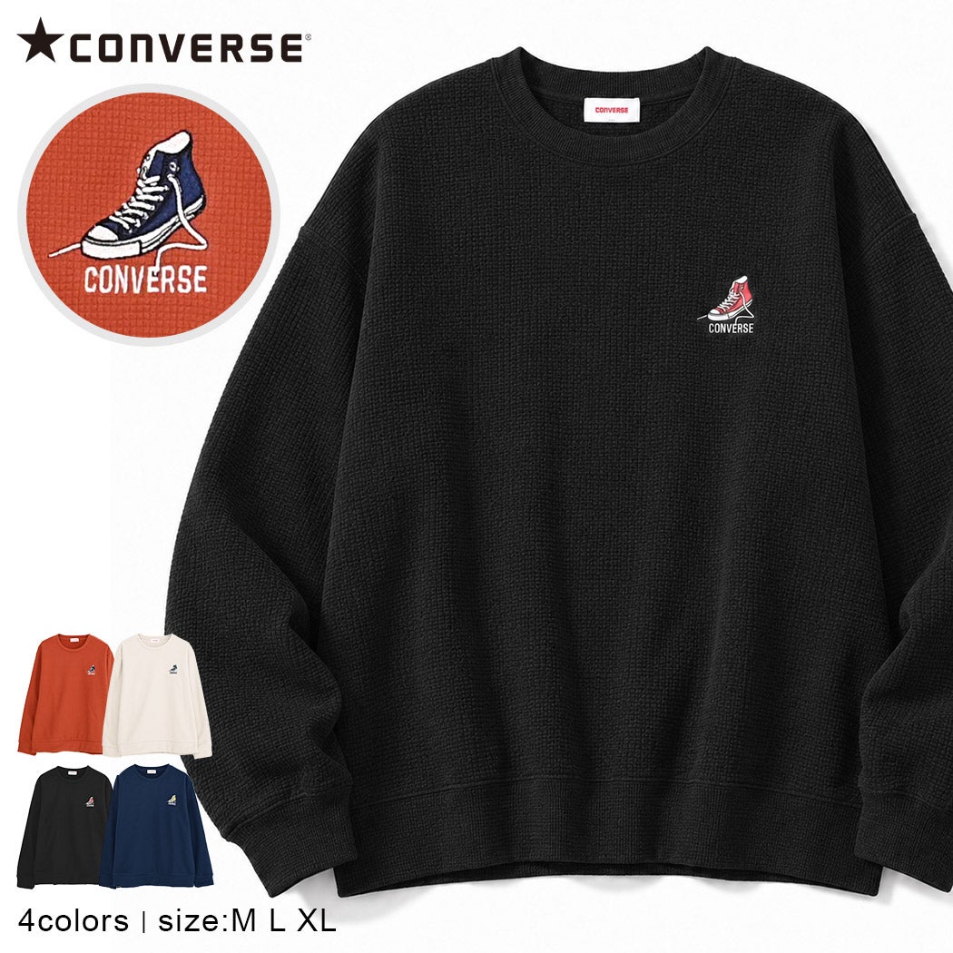 CONVERSE【コンバース】ワッフルフリースシューズEMBクルースウェット