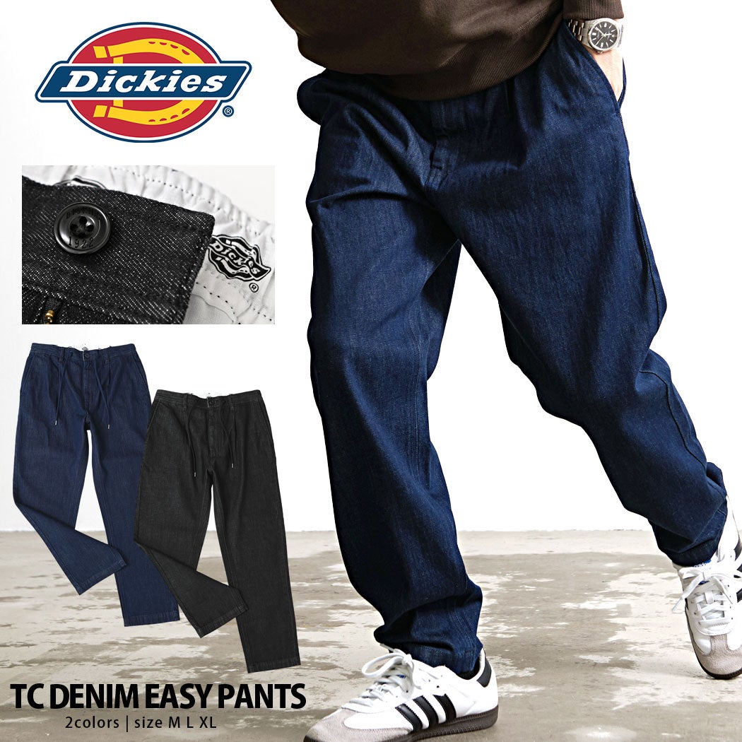 Dickies【ディッキーズ】TCツイルイージーデニムテーパードパンツ
