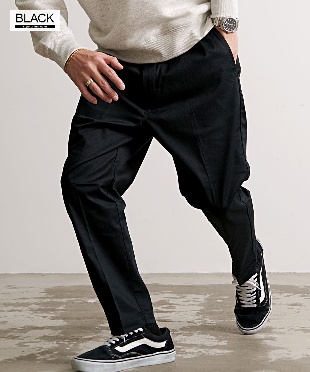Dickies【ディッキーズ】TCストレッチイージークロップドパンツ/全2色