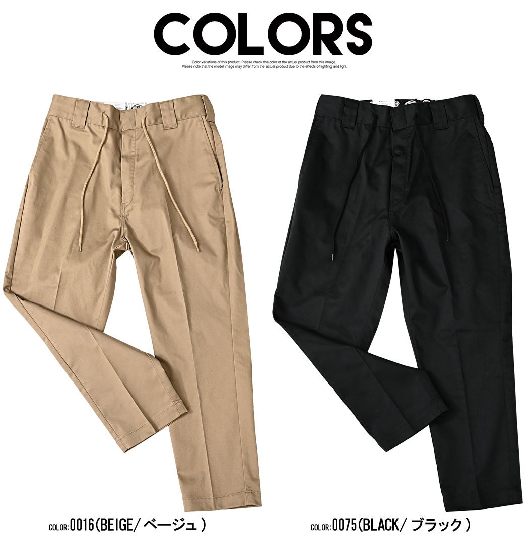【ご確認】さえら以前依頼品レース装飾付きブラッククロップドパンツレギンス２点 Dickies【ディッキーズ】TCストレッチイージークロップドパンツ/全2色