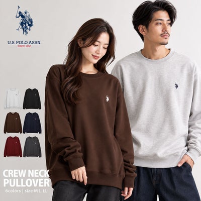 U.S. POLO ASSN.【ユーエスポロアッスン】クルーネックプルオーバースウェット