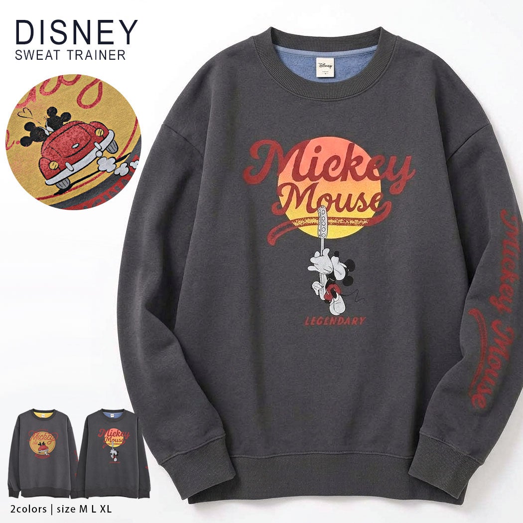 Disney【ディズニー】レトロプリントトレーナー