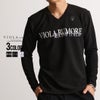 VIOLA【ヴィオラ】フクレJQ PT入りVN長袖Tシャツ