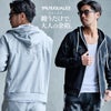 1PIU1UGUALE3 RELAX【ウノピゥウノウグァーレトレ リラックス】TC FRENCH TERRY SHADOW LOGO HOODIE