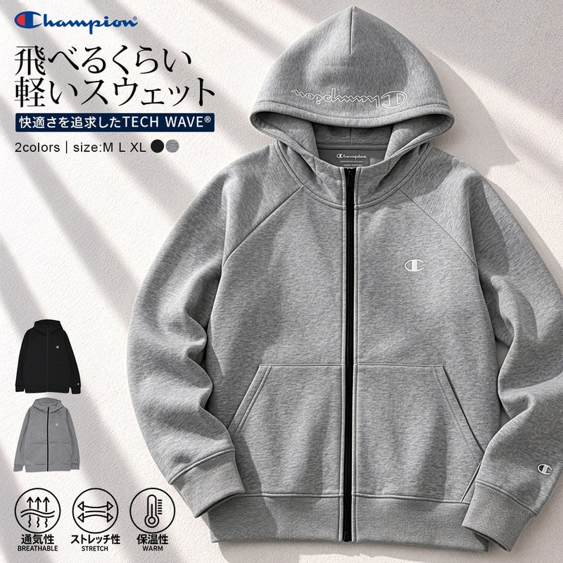 Champion【チャンピオン】TECH WEAVE 3LS HOODED SWEATSHIRT